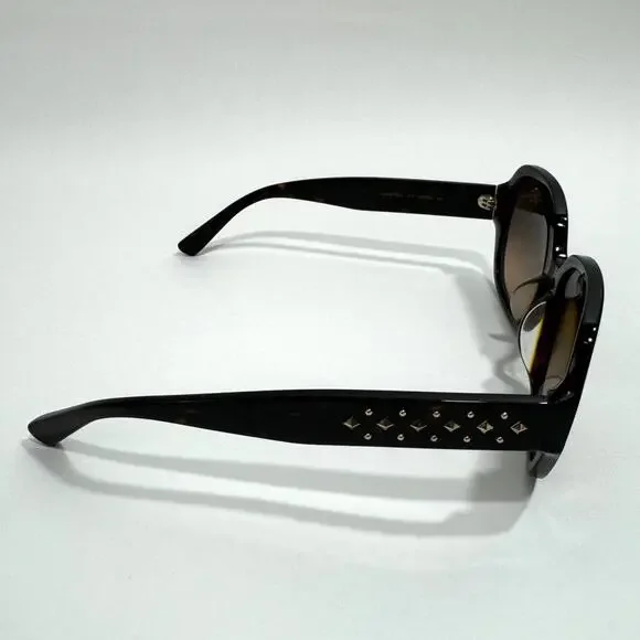 MCM 58mm Havana Brown Logo Square Designer Sunglasses with 